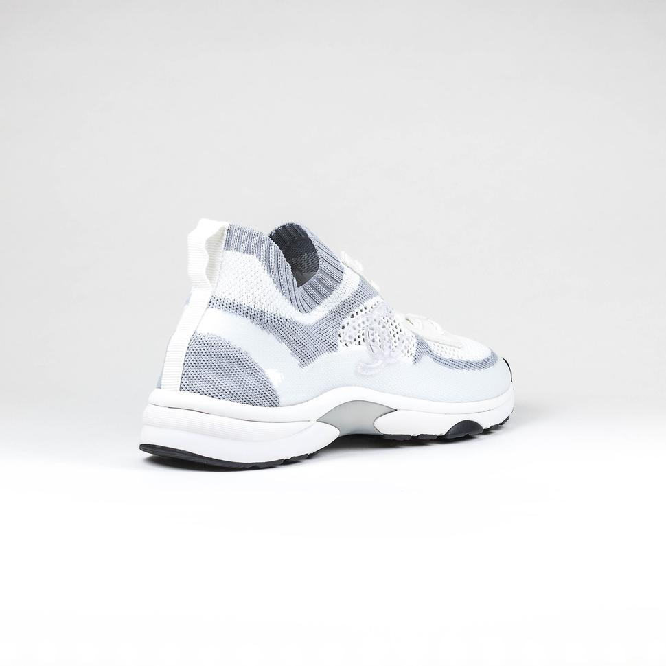 Chanel // White Multi Interlocking CC Logo Sneaker – VSP Consignment