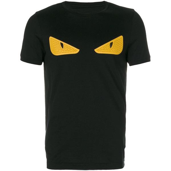 fendi shirt black and yellow