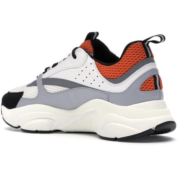 Dior B22 Reflective Trainers (White/Orange) – YIODesigner