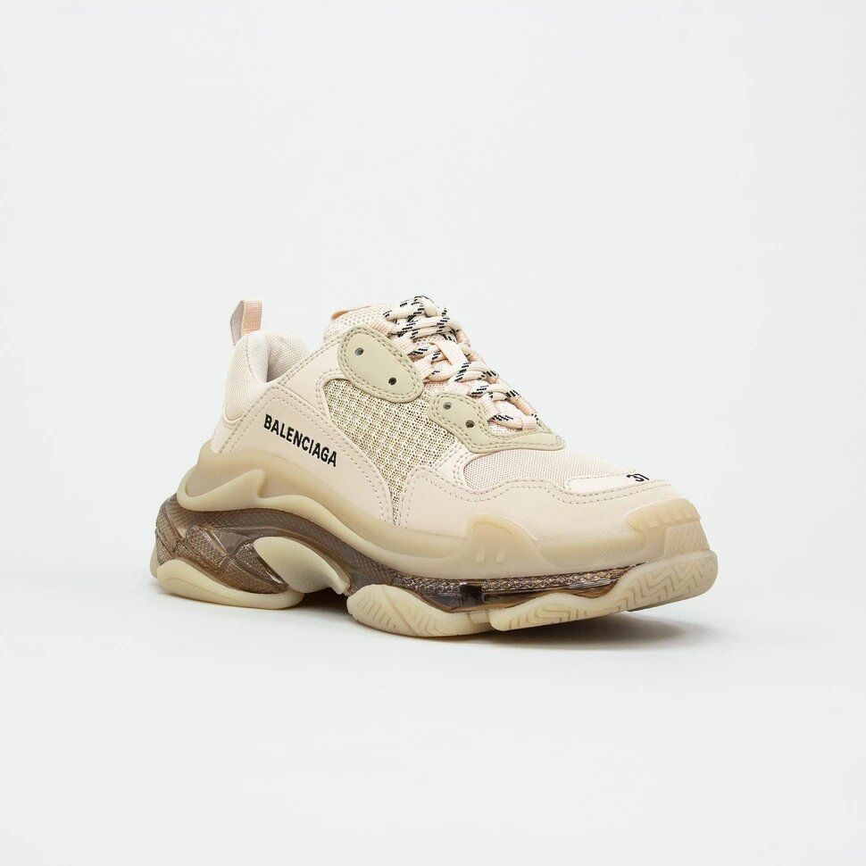 Balenciaga Triple S Nude Transparent Sole – YIODesigner