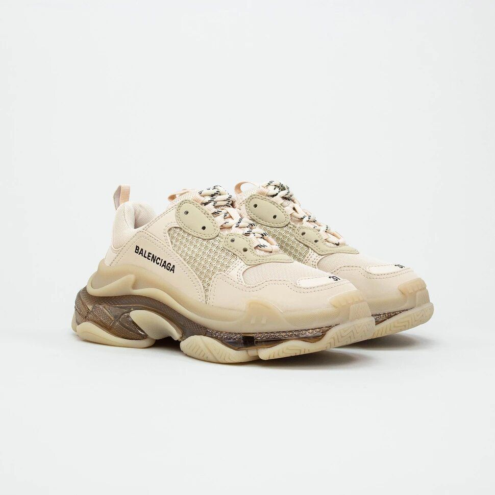 Balenciaga Triple S Nude Transparent Sole – YIODesigner