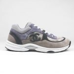 CHANEL CC LOGO TIE DYE DARK GREY REFLECTIVE SNEAKER