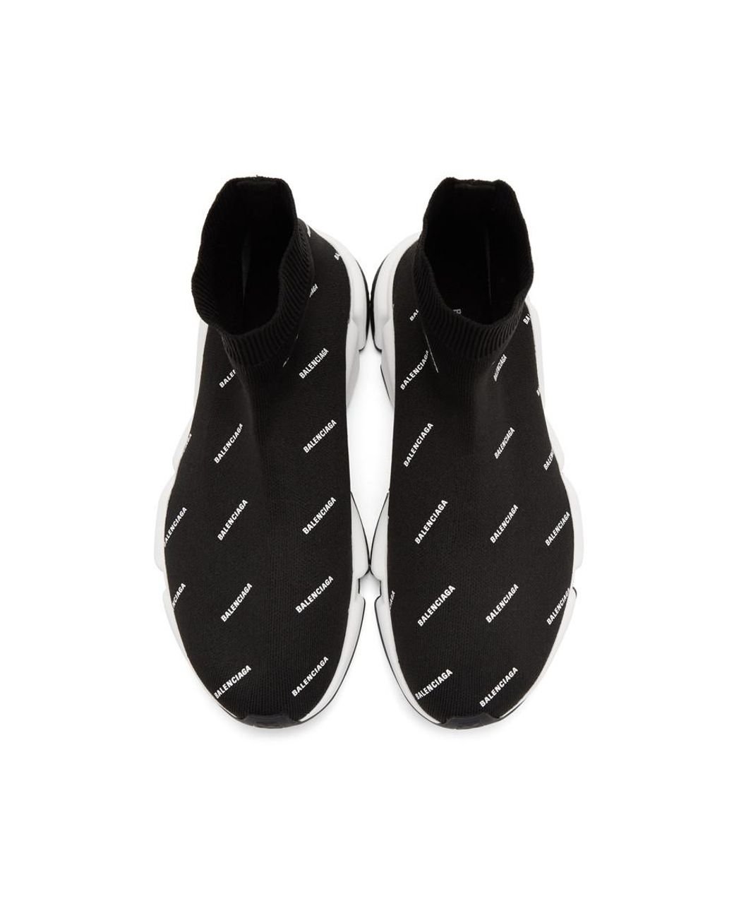 balenciaga-noir-Black-All-Over-Logo-Speed-Sneakers-4.jpeg