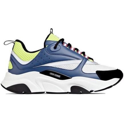 Dior B22 Reflective Trainers (Neon/Blue/White)