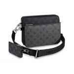 Louis Vuitton Trio Messenger Bag (Black/Grey)