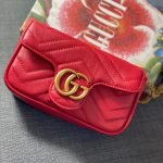 MINI Gucci MARMONT 2.0 LEATHER BAG
