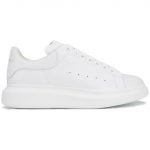 Alexander McQueen White Mono Oversized Sole Sneakers