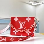 Louis Vuitton Women's LV Monogram Zipper Makeup Crossbody Shoulder Bag