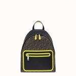 Fendi Brown Fabric Backpack