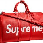 Louis Vuitton x Supreme Keepall Bandouliere Epi 45 Red
