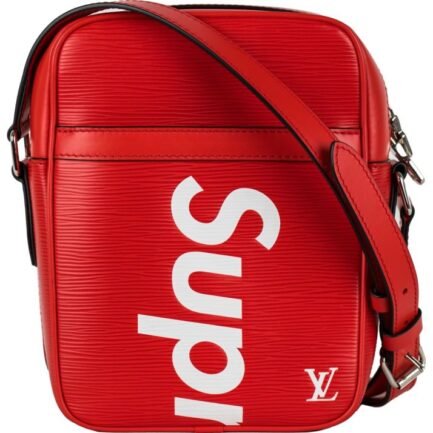 Louis Vuitton x Supreme Danube Epi PM Red