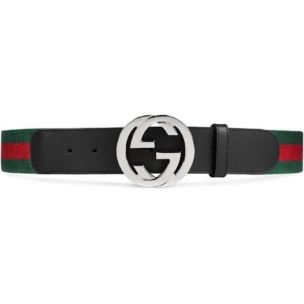 Gucci Belt With Nylon Webbing And GG Buckle