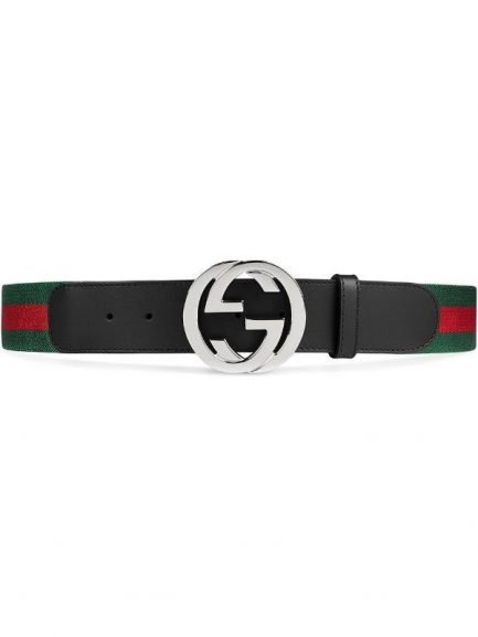 Gucci Belt With Nylon Webbing And GG Buckle