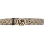 Gucci Belt Made Of GG Supreme With GG Buckle