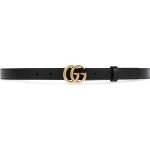 Gucci Leather Belt With GG Buckle