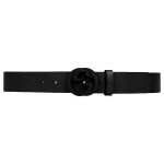 Gucci Leather Belt With Interlocking G Buckle