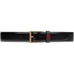 Gucci Leather Belt With Web