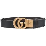 Gucci Double G Buckle Leather Belt