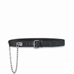 Louis Viutton Signature Chain 35mm Belt