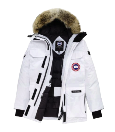 Canada Goose White Expedition Parka