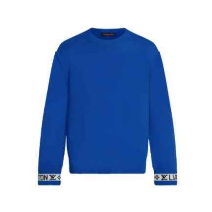 1A975X LV CUFFS CASHMERE CREWNECK