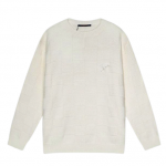 LOUIS VUITTON SWEATER DAMIER WITH LV PATCH WHITE
