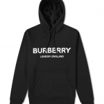 BURBERRY LEXSTONE POPOVER HOODY BLACK