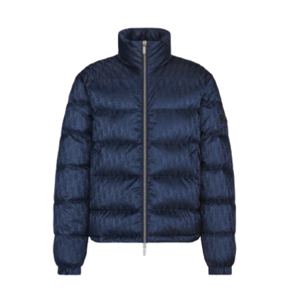 DIOR OBLIQUE DOWN JACKET blue navy