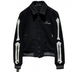 AMIRI embroidered logo bomber jacket black