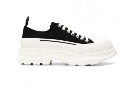Tread Slick Lace Up black and white