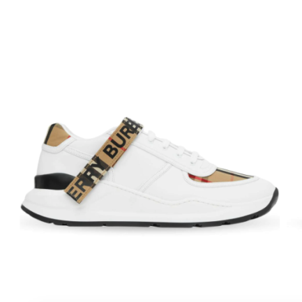 Burberry Vintage Check touch strap sneakers
