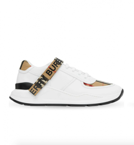 Burberry Vintage Check touch strap sneakers