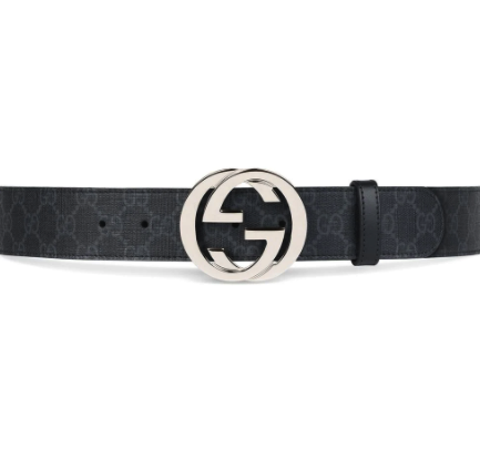 Gucci GG Supreme belt with G buckle