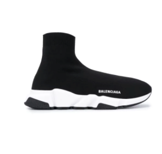 BALENCIAGA SPEED BLACK AND WHITE
