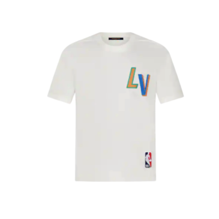 1A8X8S LVXNBA FRONT-AND-BACK LETTERS PRINT T-SHIRT