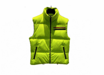 PRADA JACKET SHORT SLEEVE YELLOW