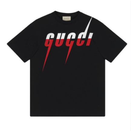 Gucci T-shirt with Gucci Blade print