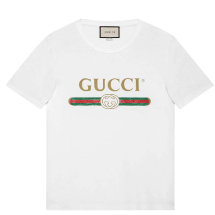 Gucci logo print cotton T-shirt