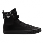Baskets montantes Prada Wheel en Re-Nylon