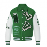 1A9722 VARSITY LEATHER JACKET