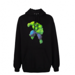 Balenciaga hoodie à imprimé Hulk