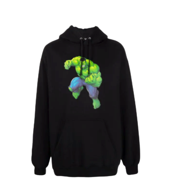 Balenciaga hoodie à imprimé Hulk