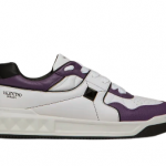 ONE STUD LOW-TOP NAPPA SNEAKER purple