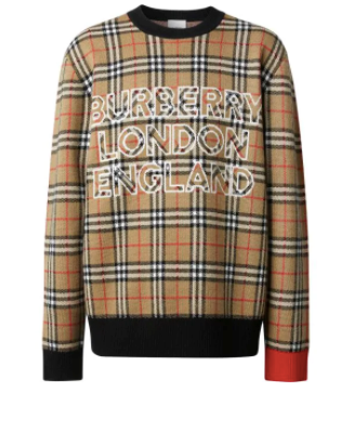 Burberry Vintage Check jacquard jumper