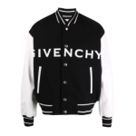 GIVENCHY LEATHER DOUBLE COLOR JACKET