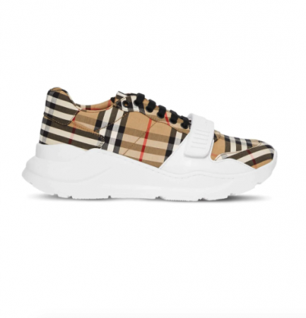 Burberry Vintage Check Cotton Sneakers