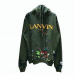 LANVIN HOODIE GREEN