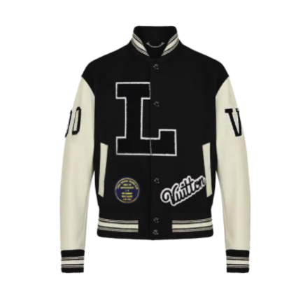 1A5CYD BASEBALL JACKET WITH PATCHES