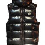 MONLCER BOMBER JACKET SHORT SLEEVE BLACK