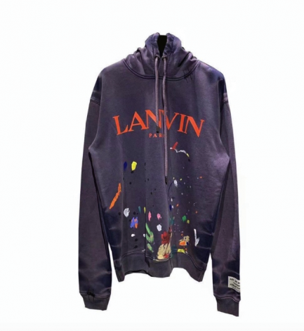 LANVIN HOODIE GREY